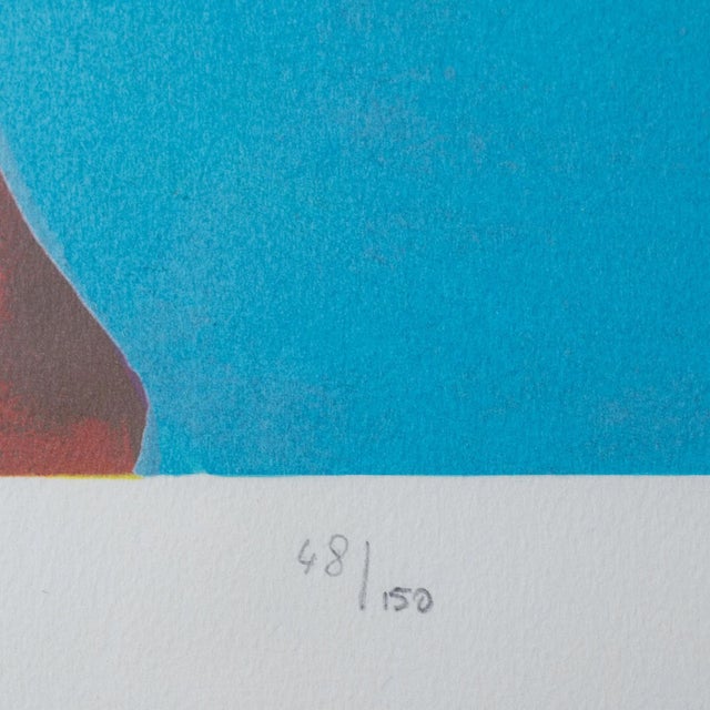 Ortuno, Figurative Garden Scenes, Lithographs, 1950s, Set of 2 For Sale - Image 9 of 11