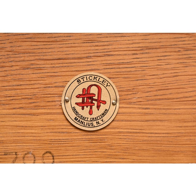 Stickley Mission Oak Arts & Crafts Extension Dining Table For Sale - Image 10 of 12