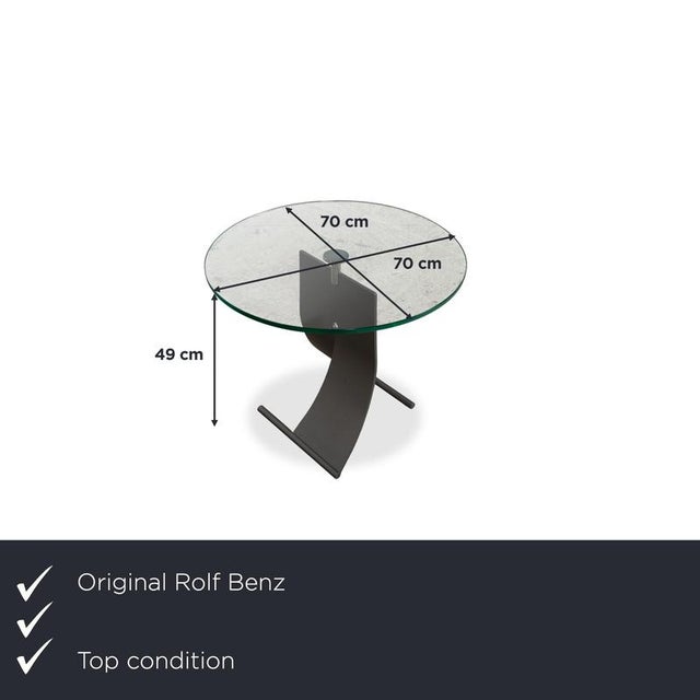 with this coffee table from Rolf Benz, you're acquiring a sculptural piece of furniture whose Y-shaped frame immediately...