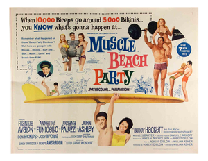 Muscle Beach Party Poster, USA, 1964