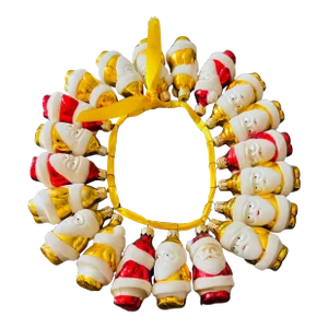 25 Small Santas Vintage Christmas Ornaments