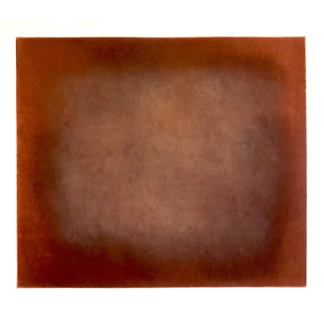 Joe Novak, Abstract Color Field Red Purple Gradient Aquatint Etching California Minimalism, 2001 For Sale