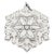 2010s Sterling Christmas Snowflake Ornament For Sale - Image 5 of 5