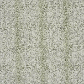 Schumacher Mini Leopard Outdoor Fabric In Green For Sale