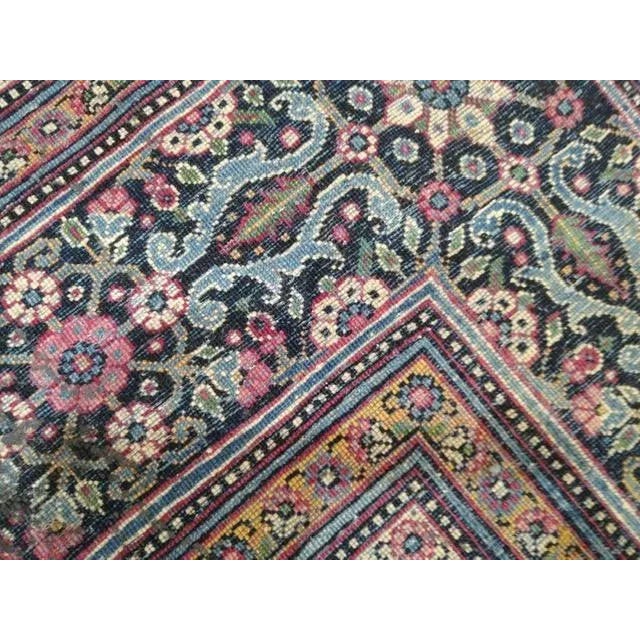 1950s 1950s Vintage Persian Tehran Rug For Sale - Image 5 of 7