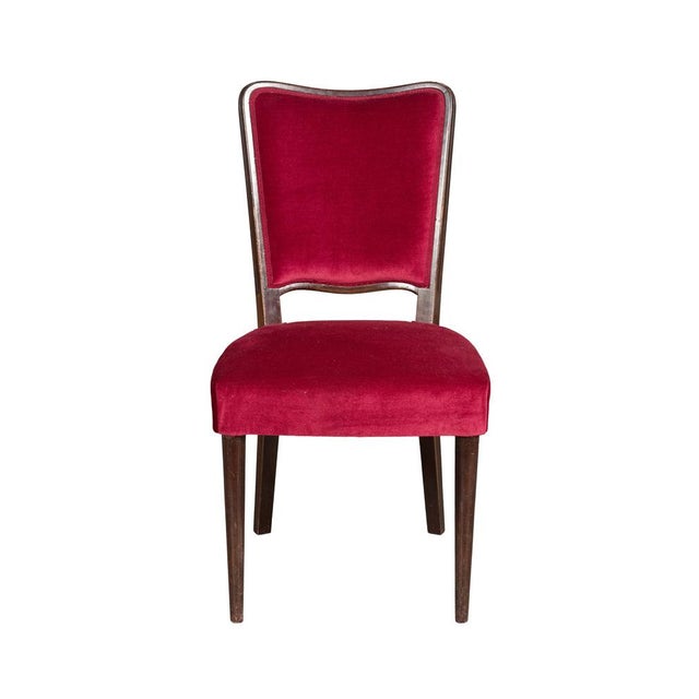 Wood Chairs by Osvaldo Borsani for ABV, 1950s, Set of 8 For Sale - Image 7 of 11