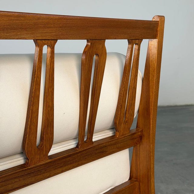 Cherrywood Daybed with Bolsters by Gio Ponti for Italbed, 1950s For Sale - Image 9 of 16