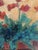 Mid 20th Century Vintage Original Still Life Potted Begonia Flower Oil Painting Signed For Sale - Image 5 of 8