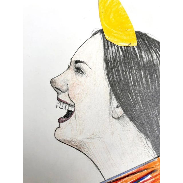 Contemporary Mateo Andrea, Bailarina, 2020, Mixed Media on Paper For Sale - Image 3 of 6