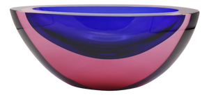 1960s "Sommerso" Art Glass Vase attributed to Falvio Poli