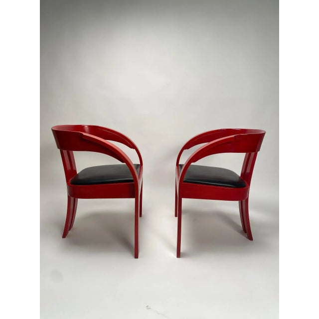 Elisa Armchairs by Giovanni Battista Bassi, 1960s, Set of 4 For Sale - Image 3 of 10