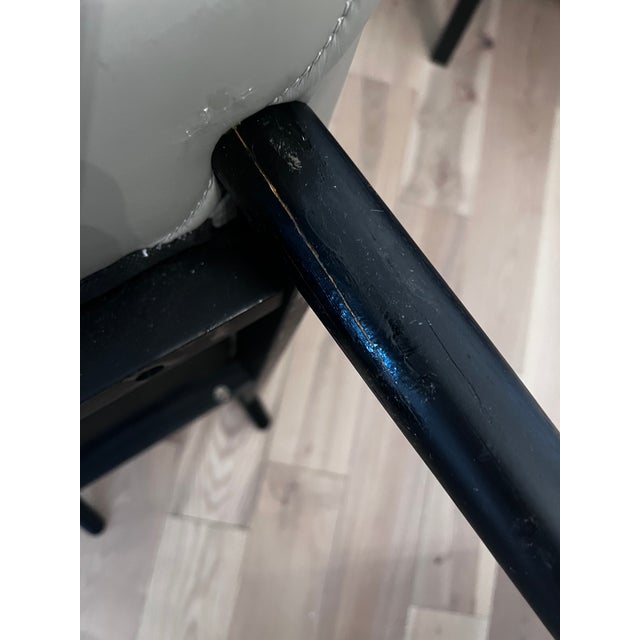 BoConcept Hamilton Scandinavian Modern Leather Armchair With Ottoman For Sale - Image 10 of 10