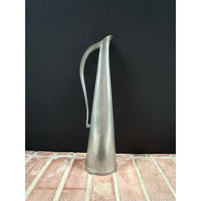 Mid 20th Century Scandinavian Modern Pewter Pitcher by Gunnar Havstad For Sale - Image 4 of 8