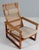 Oak 2254 Sled Lounge Chair in Cane attributed to Børge Mogensen for Fredericia, 1956, Denmark For Sale - Image 6 of 9