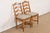 Chaddock Guy Chaddock English Country Rustic Carved Maple Ladder Back Side Chairs or Dining Chairs, Pair For Sale - Image 4 of 12