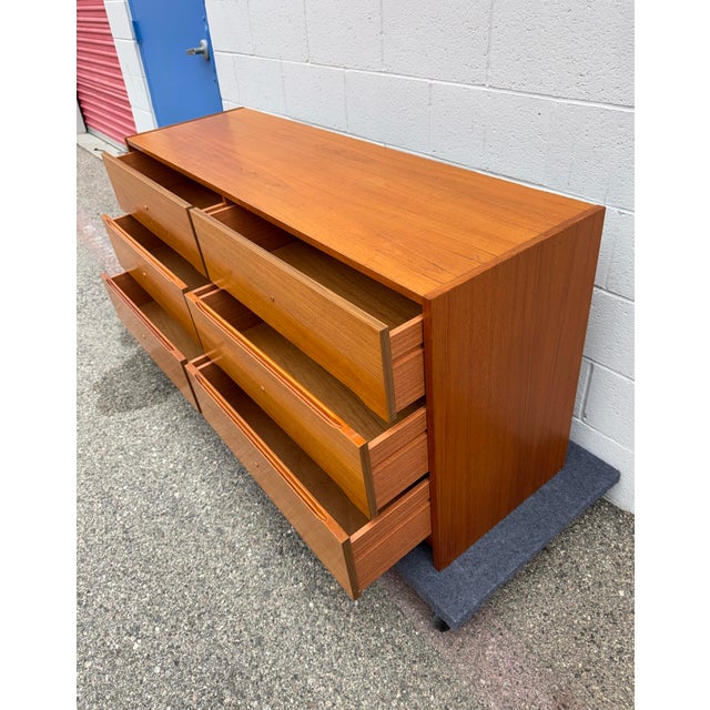 1990s Vintage Made in Denmark 6 Drawer Dresser For Sale - Image 5 of 12