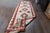 Red 1970s Vintage Handmade Wool Cotton Beige Orange Runner Rug For Sale - Image 8 of 11