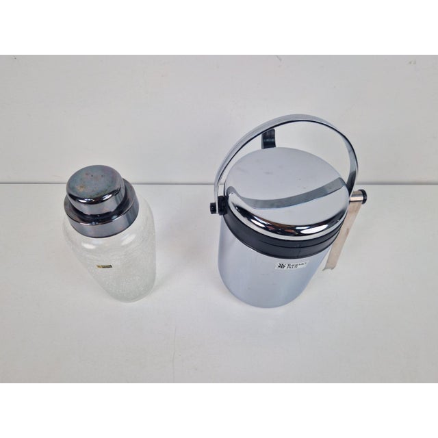 Cocktail Shaker and Ice Cooler from WMF, 1970s, Set of 2 For Sale - Image 4 of 16