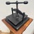 Antique Cast Iron Book Press on Workshop Tripod Stand, 1890s For Sale - Image 6 of 18