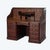 Arts & Crafts Arts & Crafts Quarter Sawn Oak Paneled Roll Top Desk With Full Interior C1910 For Sale - Image 3 of 16