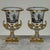 Metal Pair Antique Ritzenhoff & Breker Neoclassical Porcelain Mantel Vases For Sale - Image 7 of 18