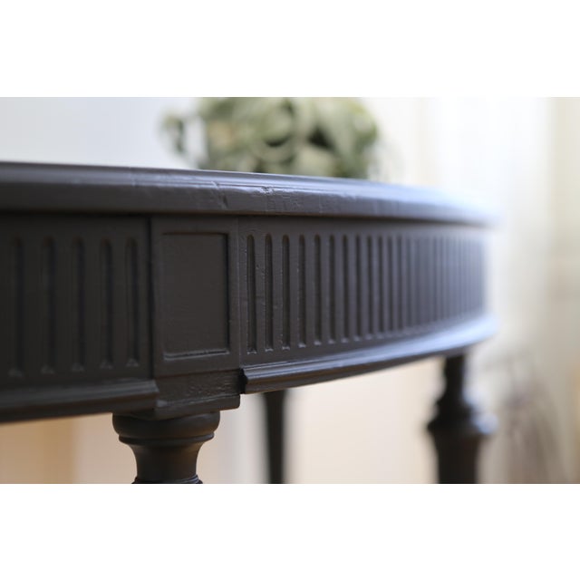 Vintage French Black Console Table Chairish