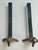 1970s French Mid-Century Modern Stylized Brass Duck Andirons - A Pair For Sale - Image 9 of 10