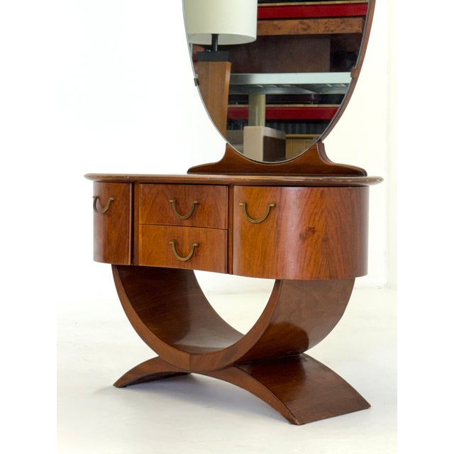 Art Deco Dressing Table by AA Patijn for Zijlstra Joure, 1930s For Sale - Image 9 of 14