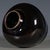 Black Glazed Porcelain Ginger Jar With Brown Rim and Unusual Glaze Break For Sale In Los Angeles - Image 6 of 9