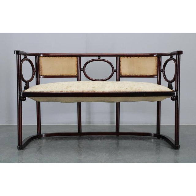 - wooden parts made of beechwood has been refurbished and finished by shellac - original springs - needs to be...