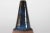 Danish Brutalist Ceramic Table Lamp in Dark Blue from Sejer, 1960s For Sale - Image 9 of 13