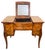 Antique French 19th C Louis XV Inlaid Tulipwood Poudre Vanity Lady Writing Desk For Sale - Image 11 of 18