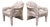 Kagan Style Postmodern Sculptural Chairs by Carson’s - A Pair For Sale