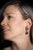 1990s Pair of Rainbow Moonstone, Kyanite and Diamond Drop Earrings For Sale - Image 4 of 4
