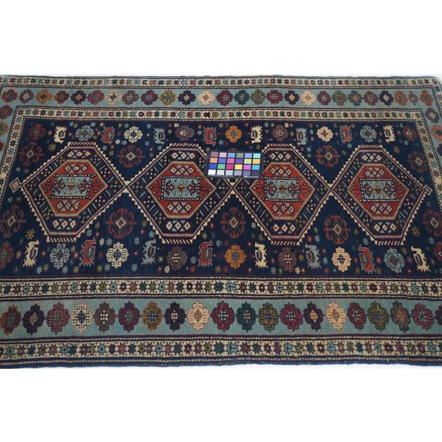 Antique Caucasian Shirvan Rug 3’3" X 4’5" For Sale - Image 9 of 10