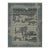 Rug & Kilim’s Distressed European Rug in Blue and Teal With Floral Patterns For Sale