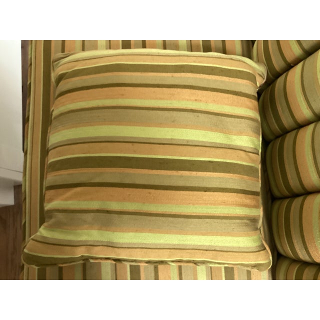 1960s Pair of Midcentury Modern Slipper Upholstered Chairs For Sale - Image 15 of 17