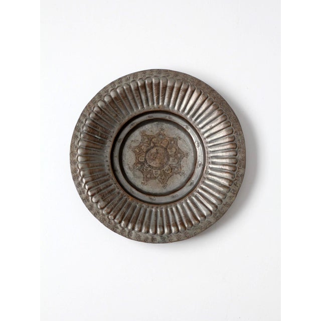 Mid 20th Century Mid-Century Tinned Copper Elephant Wall Plate For Sale - Image 5 of 9