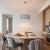Stretch 18 Inch Pendant Luminaire - Drum Turquoise Linen Shade, Satin Nickel Steel Finish, Dimmable ELV Lighting Solution...