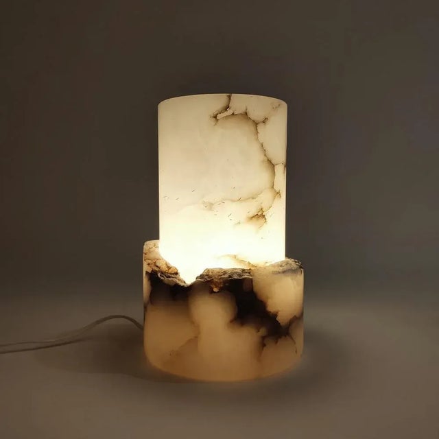 1970s Vintage Spanish Alabaster Lamp, 1970s For Sale - Image 5 of 8