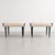 Contemporary Mid-Century Modern Italian Ebanized Wood Velvet Stools by Ico & Luisa Parisi, Set of 2 For Sale - Image 3 of 10