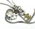Chanel Vintage Silver CC Mint Clover Pendant Necklace For Sale In Los Angeles - Image 6 of 6