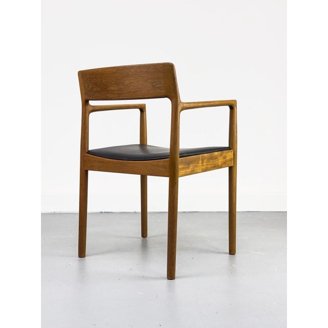 Danish Teak and Leather Armchair by J. Nørgaard for Nørgaards Møbelfabrik, 1960s For Sale - Image 14 of 18