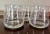 Mid Century set of 5 glasses great for water or serious drinking Wide on the bottom and curves in for comfortable finger...