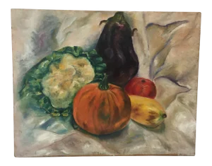 1960s Francis Graziani Vintage Original Oil Painting