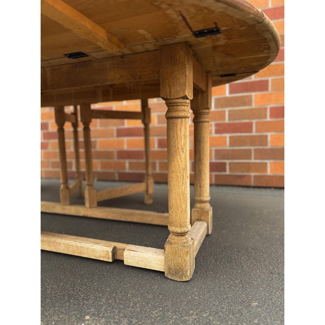 19th Century Oak Gateleg Table For Sale - Image 17 of 18