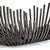 This sculpted webbed bowl finished in the enduring blackened iron seamlessly merges form and function. With it's sculpted...