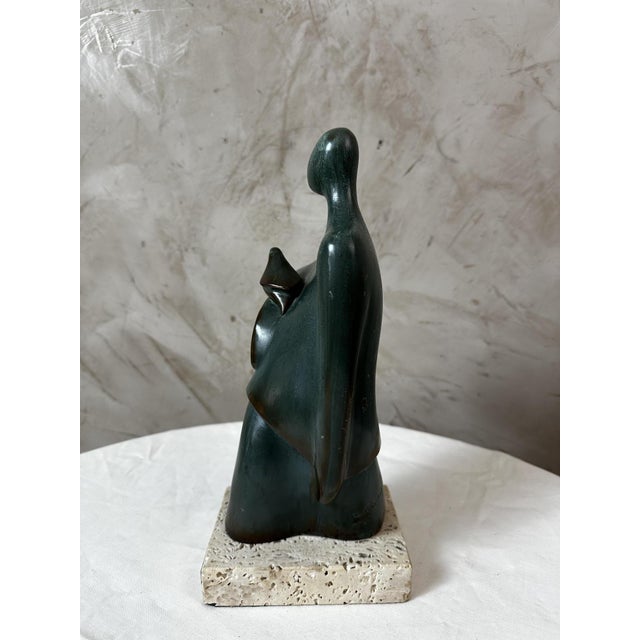 Cristina Puell, Sculpture of Figure, 1980s, Bronze For Sale - Image 3 of 12
