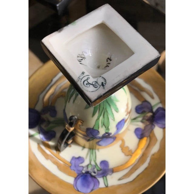 Gold Lenox Belleek Coffee Set For Sale - Image 8 of 10