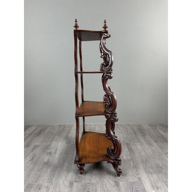 19th Century Carved Oak Shelf For Sale - Image 6 of 12